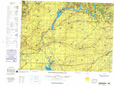 Ritzville, 1983, 2nd edition of JOG Air NL-11-1 at 250000 scale Preview 1