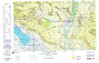 Salton Sea, 1989, 3rd edition of JOG Air NI-11-9 at 250000 scale Preview 1