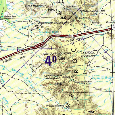 Salton Sea, 1989, 3rd edition of JOG Air NI-11-9 at 250000 scale Preview 3