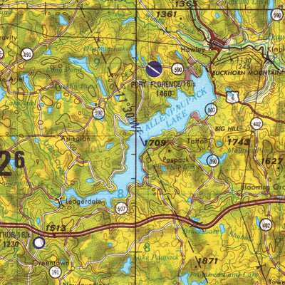 Scranton, 1980, 2nd edition of JOG Air NK-18-8 at 250000 scale Preview 2