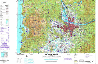 Vancouver, 1991, 2nd edition of JOG Air NL-10-8 at 250000 scale Preview 1
