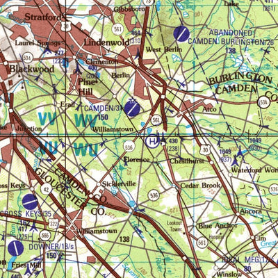 Wilmington, 1989, 2nd edition of JOG Air NJ-18-2 at 250000 scale Preview 3