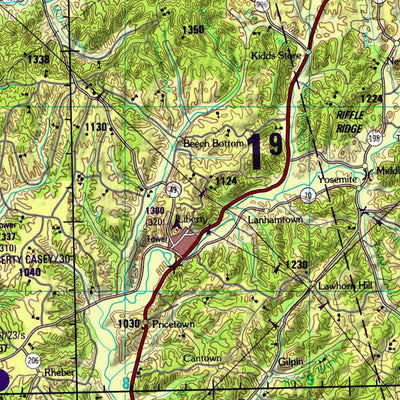 Winchester, 1990, 5th edition of JOG Air NJ-16-9 at 250000 scale Preview 3
