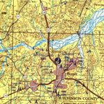 Amarillo, 1989, 2nd edition of JOG Air NI-14-1 at 250000 scale Preview 3