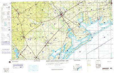 Beeville, 1981, 2nd edition of JOG Air NH-14-12 at 250000 scale Preview 1