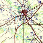 Beeville, 1981, 2nd edition of JOG Air NH-14-12 at 250000 scale Preview 3
