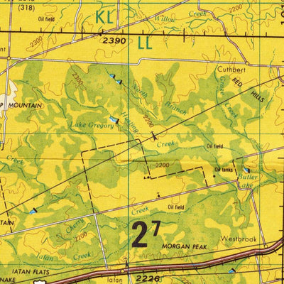 Big Spring, 1977, 2nd edition of JOG Air NI-14-10 at 250000 scale Preview 2