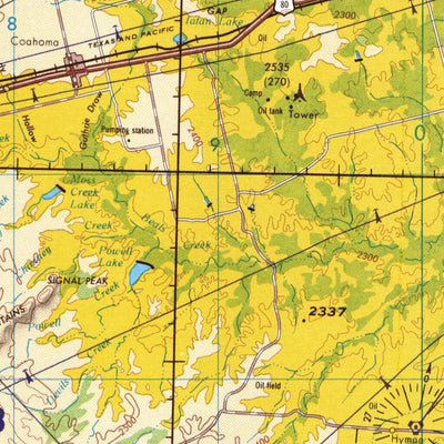 Big Spring, 1977, 2nd edition of JOG Air NI-14-10 at 250000 scale Preview 3