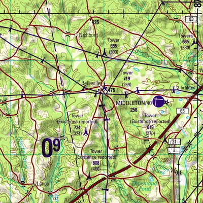 Andalusia, 1998, 4th edition of JOG Air NH-16-2 at 250000 scale Preview 2