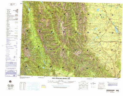 Choteau, 1983, 1st edition of JOG Air NL-12-1 at 250000 scale Preview 1