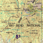 Emory Peak, 1987, 3rd edition of JOG Air NH-13-9 at 250000 scale Preview 3
