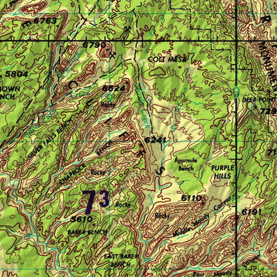 Escalante, 1987, 3rd edition of JOG Air NJ-12-8 at 250000 scale Preview 3