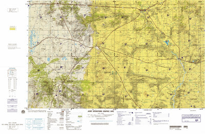 Fort Sumner, 1989, 3rd edition of JOG Air NI-13-5 at 250000 scale Preview 1