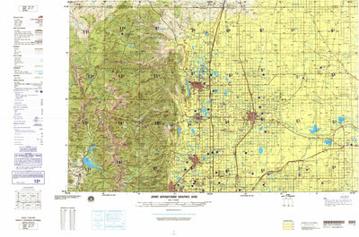 Greeley, 1989, 1st edition of JOG Air NK-13-11 at 250000 scale Preview 1