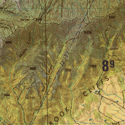 Grand Junction, 1989, 4th edition of JOG Air NJ-12-3 at 250000 scale Preview 2