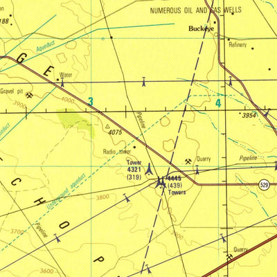 Hobbs, 1987, 4th edition of JOG Air NI-13-12 at 250000 scale Preview 3