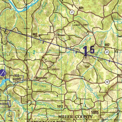 Jefferson City, 1992, 2nd edition of JOG Air NJ-15-5 at 250000 scale Preview 3
