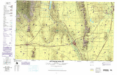Las Cruces, 1989, 4th edition of JOG Air NI-13-10 at 250000 scale Preview 1