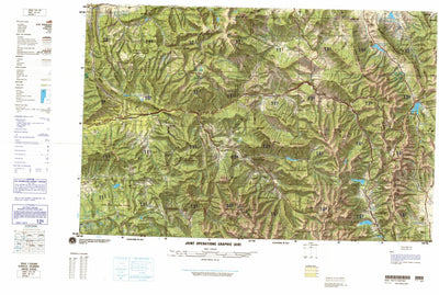 Leadville, 1983, 1st edition of JOG Air NJ-13-1 at 250000 scale Preview 1