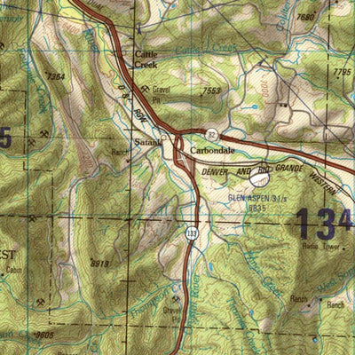 Leadville, 1983, 1st edition of JOG Air NJ-13-1 at 250000 scale Preview 2