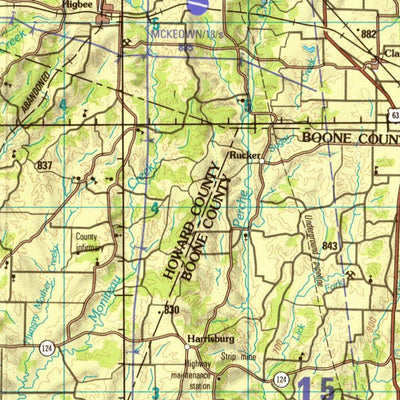 Moberly, 1992, 2nd edition of JOG Air NJ-15-2 at 250000 scale Preview 3