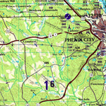 Phenix City, 1989, 3rd edition of JOG Air NI-16-12 at 250000 scale Preview 2