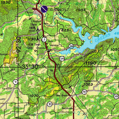 Russellville, 1987, 4th edition of JOG Air NI-15-2 at 250000 scale Preview 3