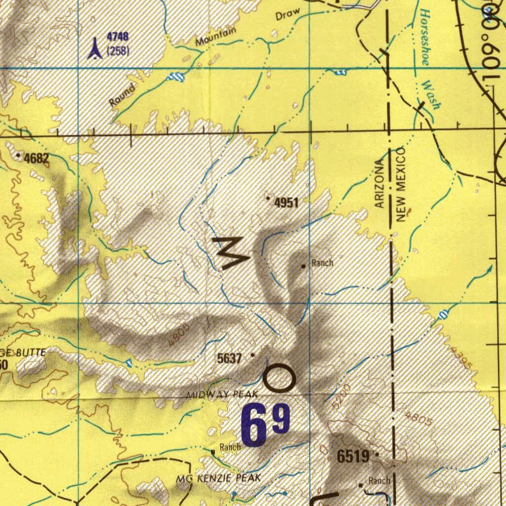 Silver City, 1989, 2nd edition of JOG Air NI-12-12 at 250000 scale Map ...