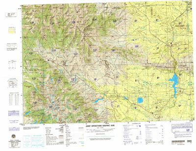Thermopolis, 1989, 2nd edition of JOG Air NK-12-3 at 250000 scale Preview 1