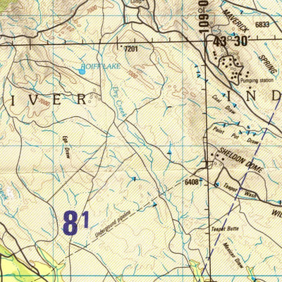 Thermopolis, 1989, 2nd edition of JOG Air NK-12-3 at 250000 scale Preview 2