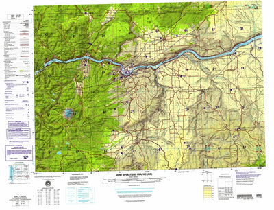 The Dalles, 2001, 1st edition of JOG Air NL-10-9 at 250000 scale Preview 1