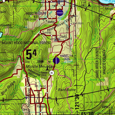 The Dalles, 2001, 1st edition of JOG Air NL-10-9 at 250000 scale Preview 3