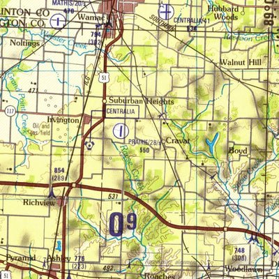 Belleville, 1981, 1st edition of JOG Air NJ-16-4 at 250000 scale Preview 2