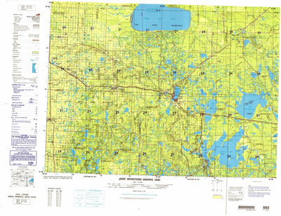 Bemidji, 1981, 1st edition of JOG Air NL-15-1 at 250000 scale Preview 1