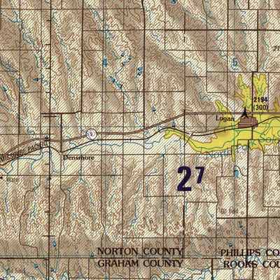 Beloit, 1983, 1st edition of JOG Air NJ-14-2 at 250000 scale Preview 3