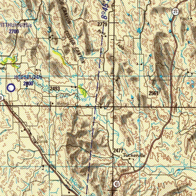 Broken Bow, 1988, 1st edition of JOG Air NK-14-8 at 250000 scale Preview 3