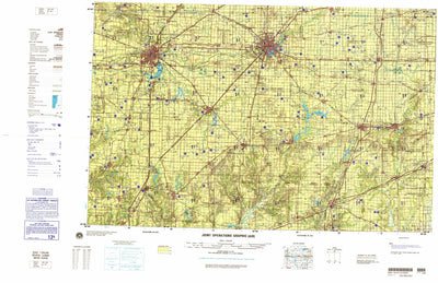 Decatur, 1992, 2nd edition of JOG Air NJ-16-1 at 250000 scale Preview 1