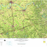 Evansville, 1975, 1st edition of JOG Air NJ-16-8 at 250000 scale Preview 1