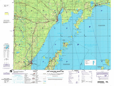 Escanaba, 1992, 2nd edition of JOG Air NL-16-8 at 250000 scale Preview 1