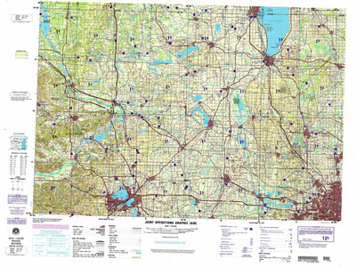 Madison, 1991, 2nd edition of JOG Air NK-16-1 at 250000 scale Preview 1