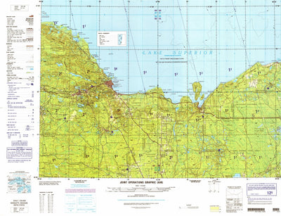 Marquette, 1993, 2nd edition of JOG Air NL-16-5 at 250000 scale Preview 1
