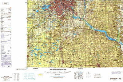 Saint Paul, 1984, 1st edition of JOG Air NL-15-11 at 250000 scale Preview 1