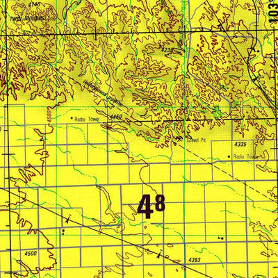 Scottsbluff, 1983, 1st edition of JOG Air NK-13-9 at 250000 scale Preview 2