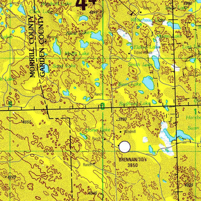 Scottsbluff, 1983, 1st edition of JOG Air NK-13-9 at 250000 scale Preview 3