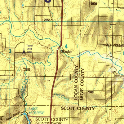 Scott City, 1992, 2nd edition of JOG Air NJ-14-4 at 250000 scale Preview 3
