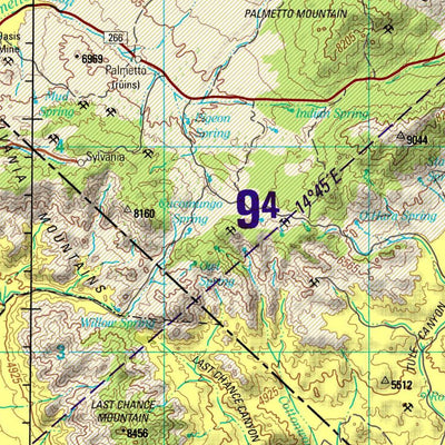 Goldfield, 1999, 3rd edition of JOG Air NJ-11-8 at 250000 scale Preview 3