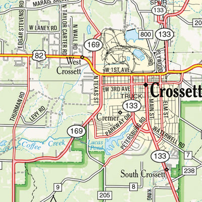 Arkansas Atlas & Gazetteer Page 124 Preview 2