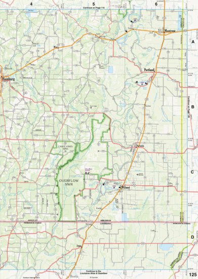 Arkansas Atlas & Gazetteer Page 125 Preview 1