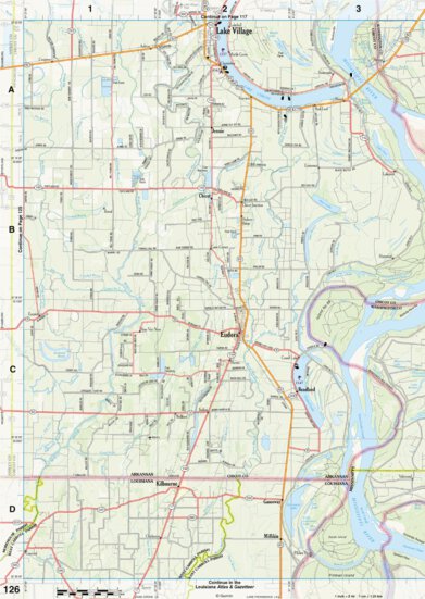 Arkansas Atlas & Gazetteer Page 126 Preview 1