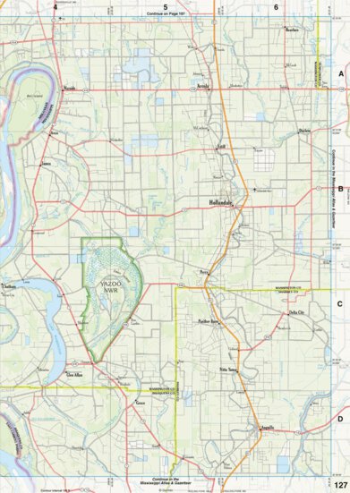 Arkansas Atlas & Gazetteer Page 127 Preview 1